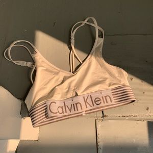 calvin klein sports bra